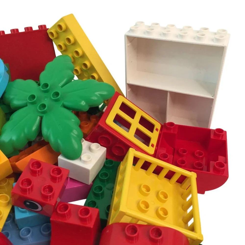 Lego Duplo Assorted Mixed Lot 94 Pieces Figures Disney Animal Flower Blocks - Picture 5 of 8